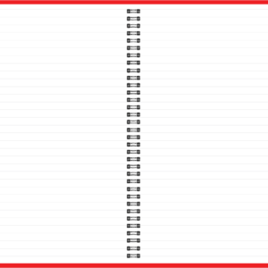 Memo A4 joon, 60 lehte, punane