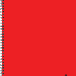 Memo A4 joon, 60 lehte, punane