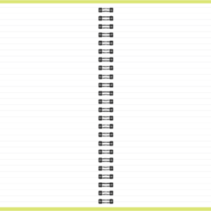 Memo A5 joon, 60 lehte, kollane