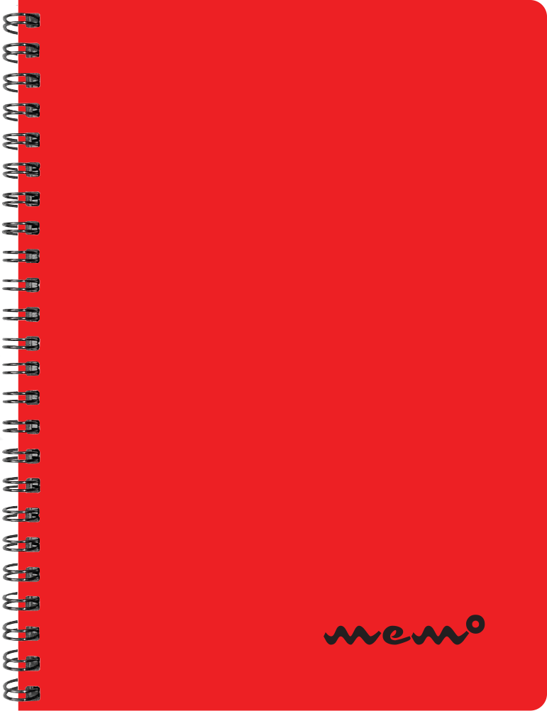 Memo A5 ruut, 60 lehte, punane | Kasseti Expert