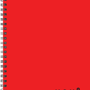 Memo A5 joon, 60 lehte, punane