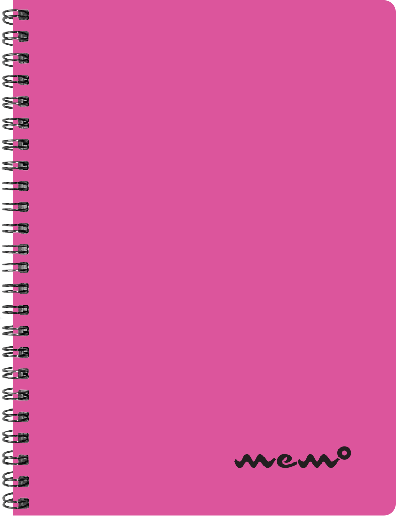 Memo A5 joon, 60 lehte, roosa | Kasseti Expert