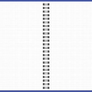 Memo A5 ruut, 60 lehte, sinine