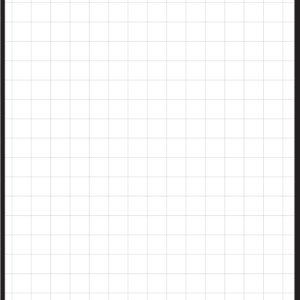 Memo A6 ruut ülaköide, 60 lehte, must