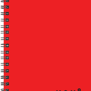 Memo A6 ruut, 60 lehte, punane