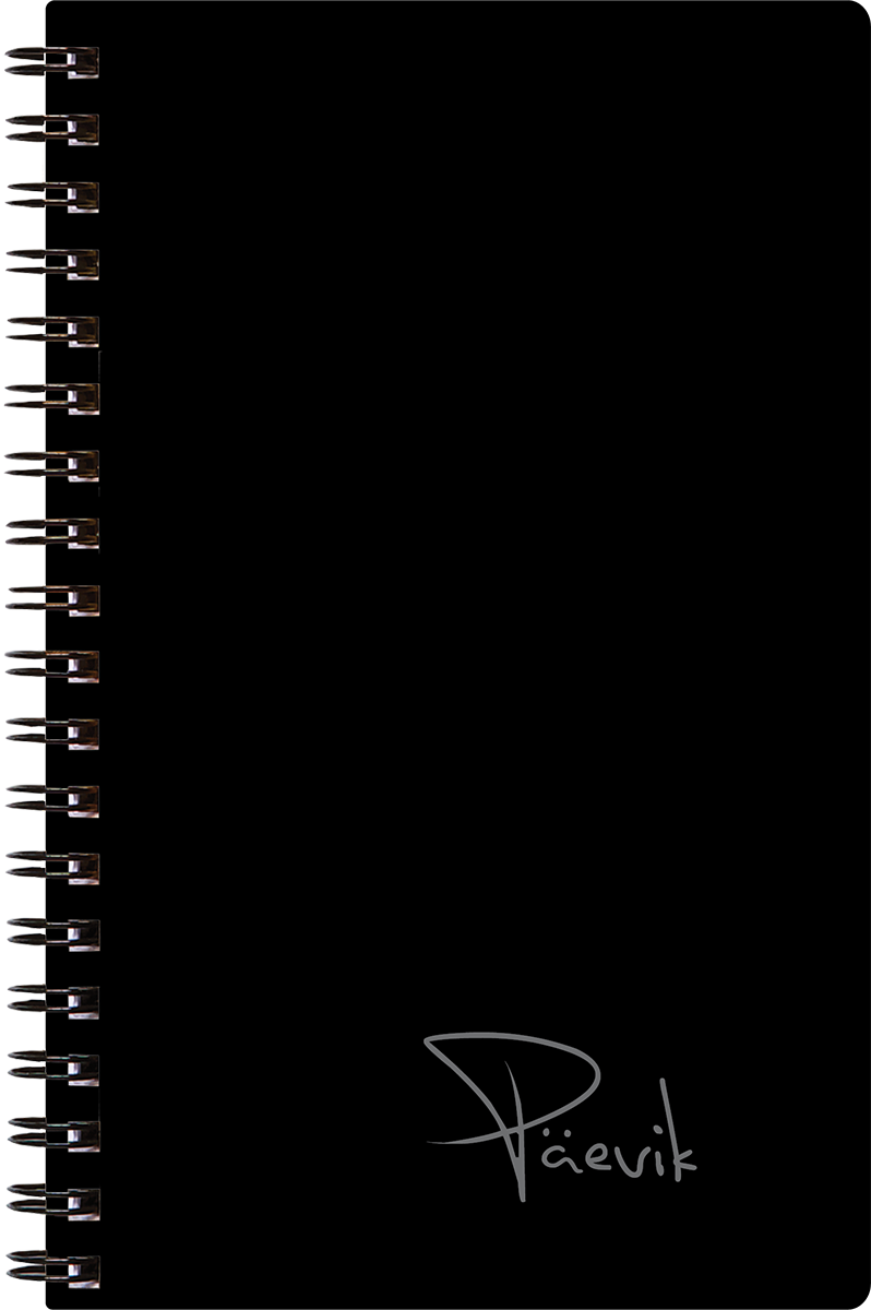 Väike koolipäevik, spiraalköide – must | Kasseti Expert