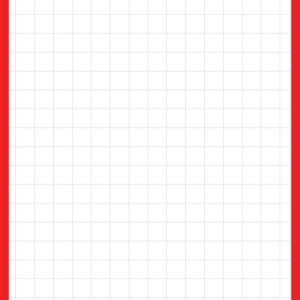 Memo A7 ruut ülaköide, 60 lehte, punane