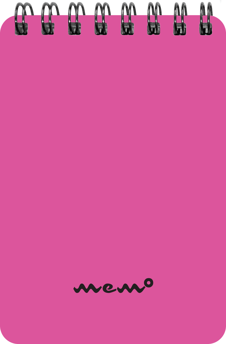 Memo A7 ruut ülaköide, 60 lehte, roosa | Kasseti Expert