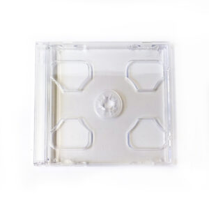 CD/DVD karp 2-le must/ läbipaistev