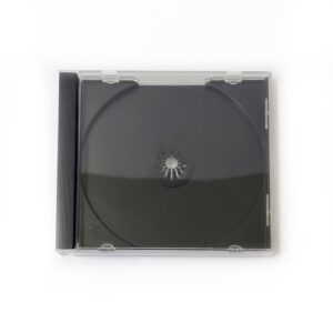 CD/DVD karp 2-le must/ läbipaistev