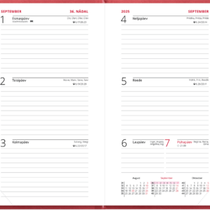 Nädal B6 kool – helepunane