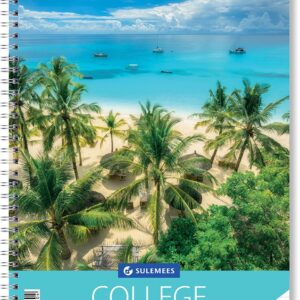 College A4, 60 lehte, jooneline, Palmilehed