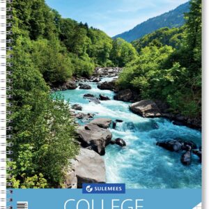 College A4, 60 lehte, 5×5 ruut, Surf