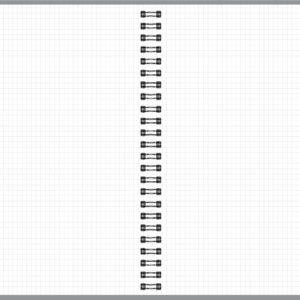 Memo Eco kaantega, A5 ruut, 60 lehte, hall