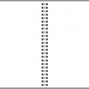 Memo Eco kaantega, A5 täpp, 60 lehte, hall