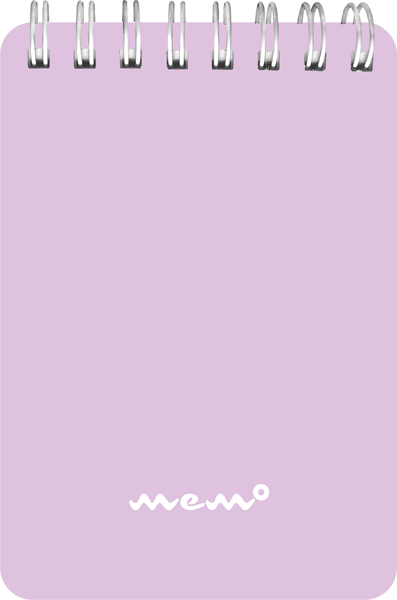 Memo A7 ruut ülaköide, 60 lehte, pastelne lilla | Kasseti Expert