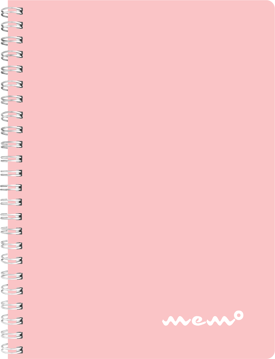 Memo A5 ruut, 60 lehte, pastelne roosa | Kasseti Expert