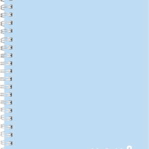 Memo A5 joon, 60 lehte, pastelne sinine