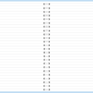 Memo A5 joon, 60 lehte, pastelne sinine