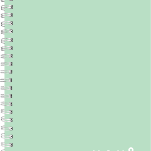 Memo A5 ruut, 60 lehte, pastelne roheline