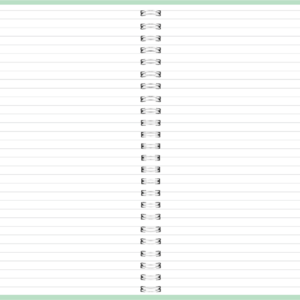 Memo A5 joon, 60 lehte, pastelne roheline