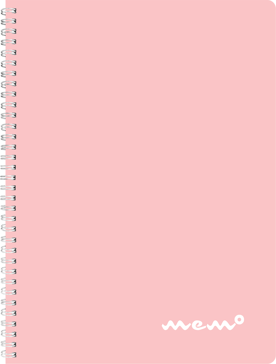 Memo A4 ruut, 60 lehte, pastelne roosa | Kasseti Expert