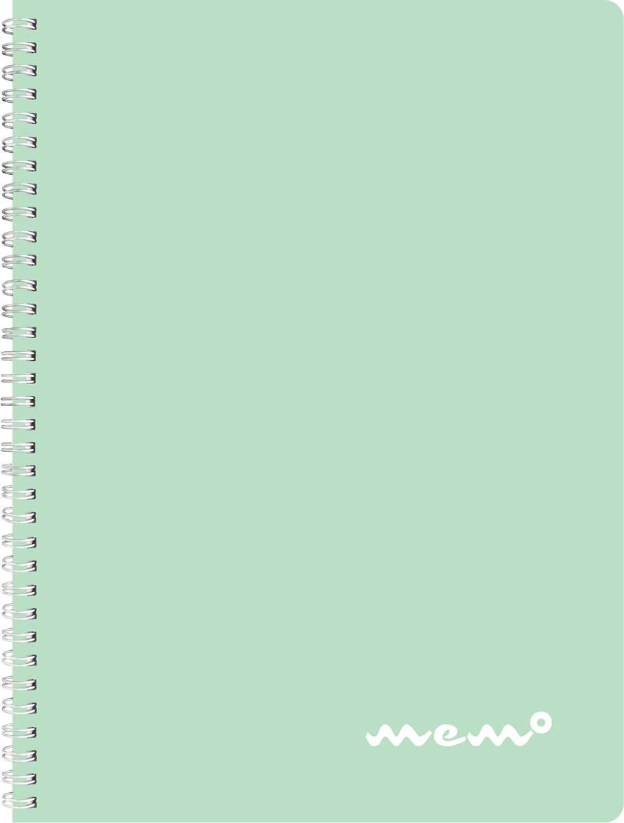 Memo A4 joon, 60 lehte, pastelne roheline | Kasseti Expert