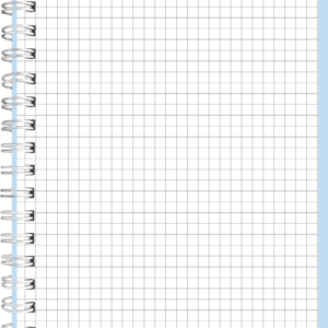 Memo A6 ruut, 60 lehte, pastelne sinine