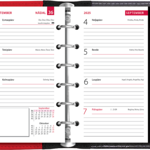 Mini-A7 kool – must/punane