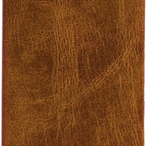 Ruuduline märkmik 76×134 mm, 60 lehte, plastkaaned – pruun