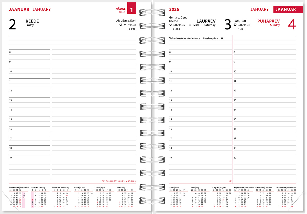 Nature A5 Päev, spiraalköide, PILT 2 | Kasseti Expert