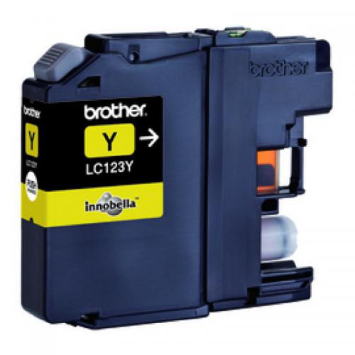 Brother LC123Y kollane tindikassett, 600l | Kasseti Expert