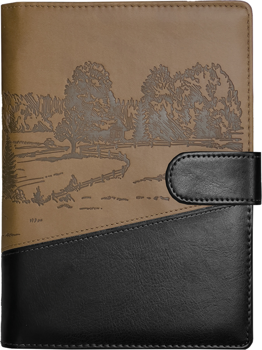 Õpetaja raamat A5, Lux kaaned – must/pruun | Kasseti Expert