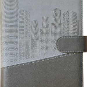 Õpetaja raamat A5, Lux kaaned – tumehall/helehall