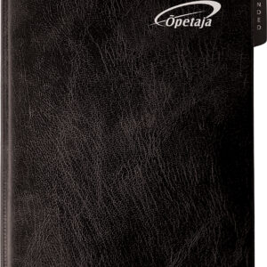 Õpetaja raamat A5, mahulised plastkaaned – must