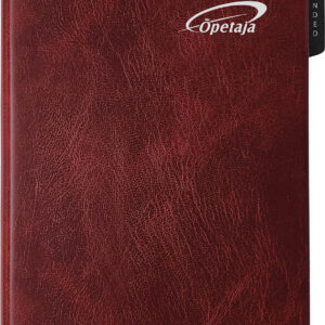 Õpetaja raamat A5, mahulised plastkaaned – tumepunane