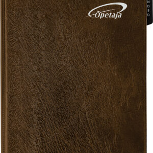 Õpetaja raamat A5, mahulised plastkaaned – pruun