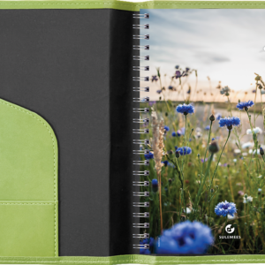 Õpetaja raamat A5, Lux kaaned – oliiviroheline lehed