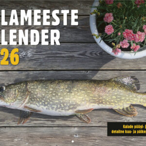 Kalameeste kalender 2026, A4 klamberköide