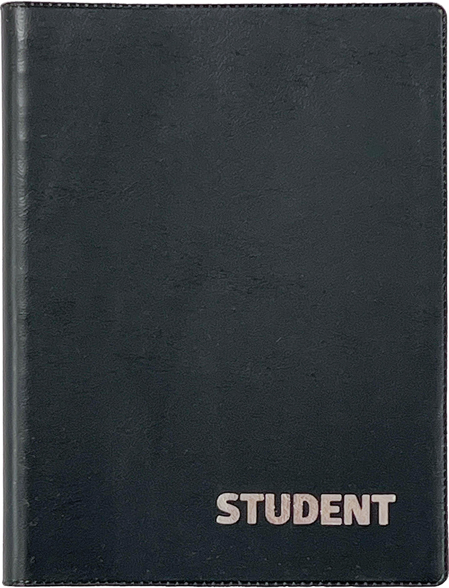 Student A6, spiraalköide – must | Kasseti Expert