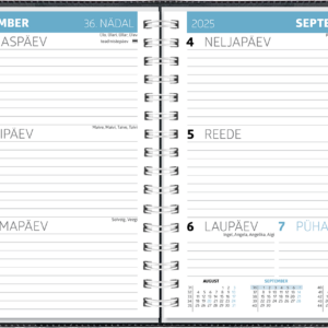 Student A6, spiraalköide – must