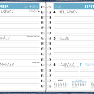 Student A6, spiraalköide – sinine