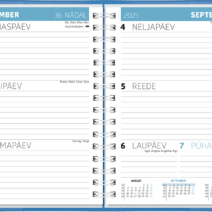 Student A6, spiraalköide – helesinine