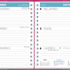 Student A6, spiraalköide – roosa