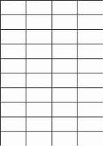 Etikett A4 Utility 52,5 x 29,7 mm, 100 lehte, 40tk lehel