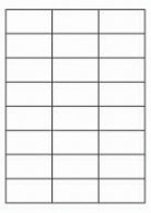 Etikett A4 Utility 64,6 x 33,8 mm, 100 lehte, 24tk lehel