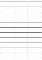 Etikett A4 Utility 70 x 25,4 mm, 100 lehte, 33tk lehel