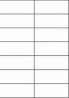 Etikett A4 Utility 105 x 42,3 mm, 100 lehte, 14tk lehel