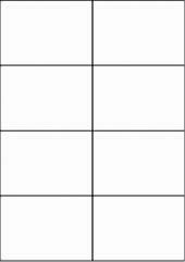 Etikett A4 Utility 105 x 74 mm, 100 lehte, 8tk lehel