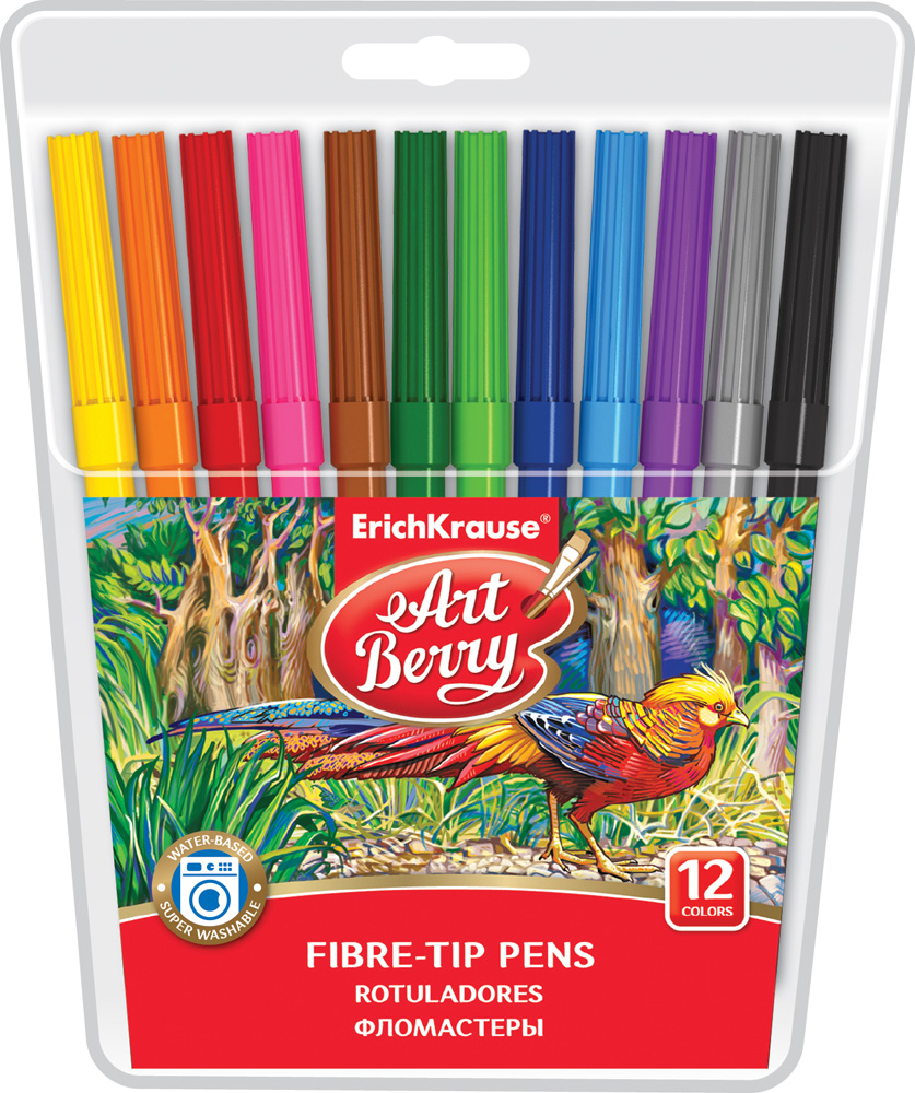 Viltpliiatsid 18 värvi ARTBERRY Super Washable (61832) | Kasseti Expert